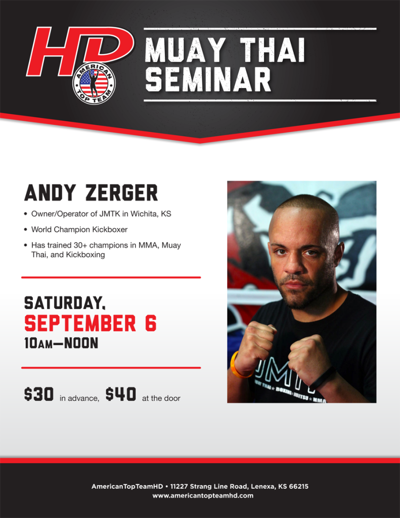 Muay Thai Seminar with Andy Zerger