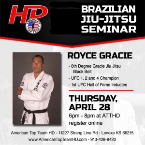 Seminar with 6th Degree Jiu Jitsu Black Belt Royce Gracie!