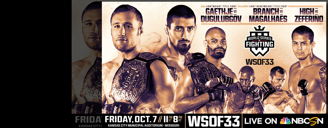 WSOF is coming to Kansas City on October 7th!